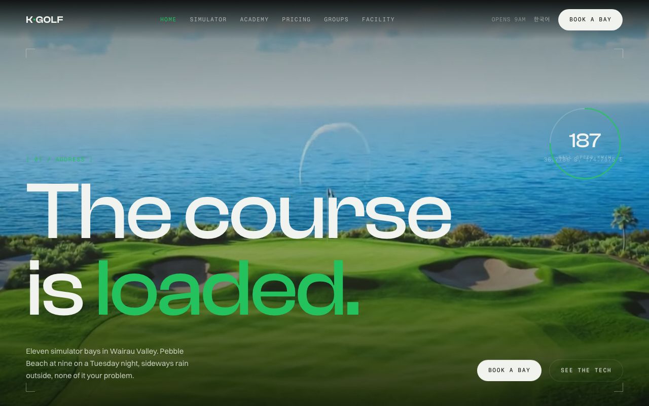 K Golf — screenshot